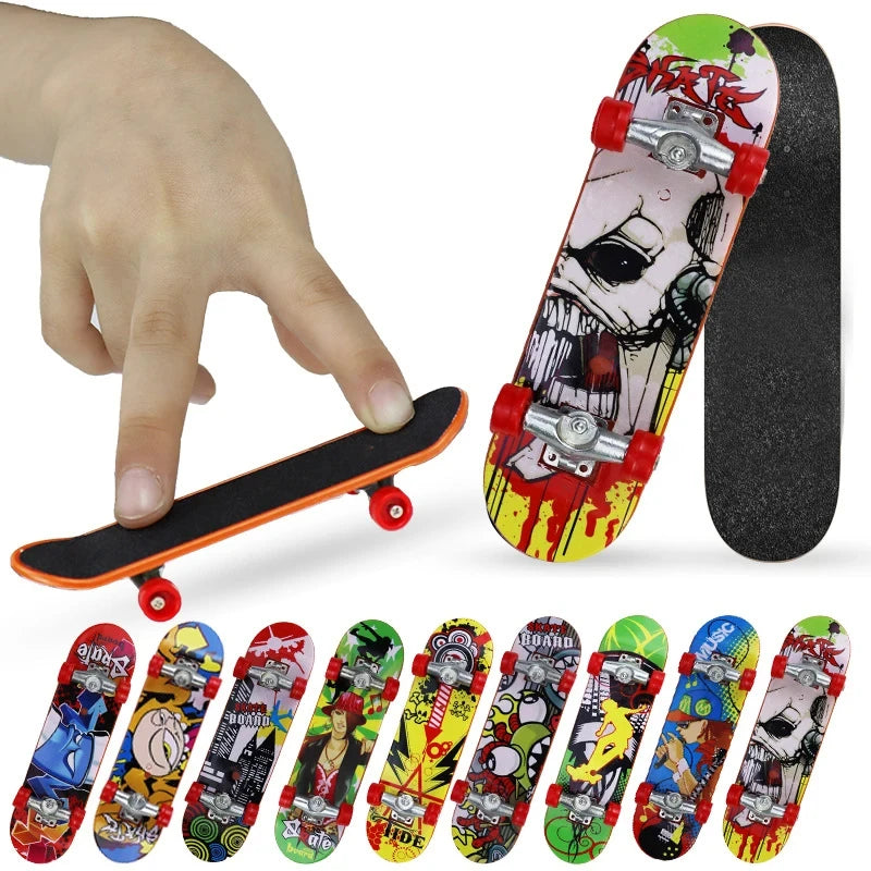 AMZSTEM Fingerboard Set | Professional Mini Skateboard Toy Collection