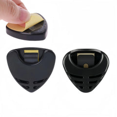 Miwayer 1/5/10Pcs Guitar Pick Holder Plastic Plectrum Case Mediator Quick Storage Self Adhesive Tria