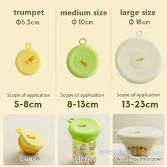 Reusable Self Sealing Lid Silicone Stretch Lids Universal Lid Silicone Bowl Pot Lid Sili detail view