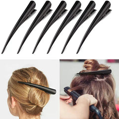 5/10pc Long Metal Hair Clips Horn Clip Hair Clamps Hair Accessories Duck Teeth Hairdressing Salon Tip Clip