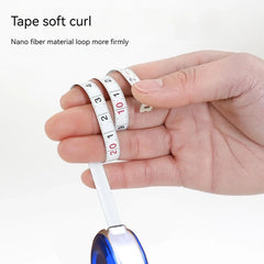 1pc Mini Keychain Tape Measure 2m Steel Tape Measure Delicate Small Steel Ruler Multip close-up view