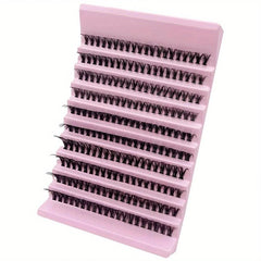 200Pcs Natural Look Cluster Lashes - Mixed Lengths 8-16Mm, Diy Eyelash Extensions For alternate view