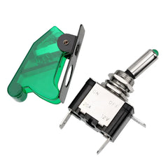 12V 20A LED Toggle Switch with Protective Cover