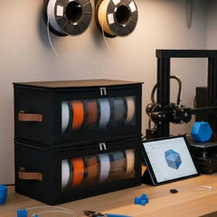 3D Printing Filament Storage Box | Double Zipper Airtight Dry Box detail view