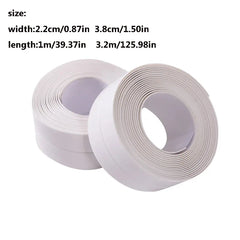 1pc Bathroom Waterproof Wall Stickers Sealing Tapes | PVC Adhesive Sealing Strips for alternate view