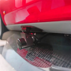 Universal Rear Camera Mount: ABS Windshield Bracket, No-Drill Peel & Stick, Adjustable A detail view