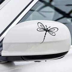 Dragonfly Mirror Stickers, Dragonfly Lovers Car Stickers, Dragonfly Stickers, Sun Viso close-up view