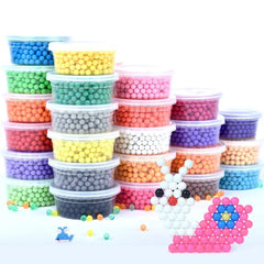 600Pcs box Hama Water Beads Spray Magic Beads Educational Perler perlen beads Puzzles Accessories fo