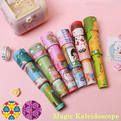 Scalable Rotation Magic Kaleidoscope Classic Animals Kaleidoscopes Clear View Retro Toys Gift for Ki