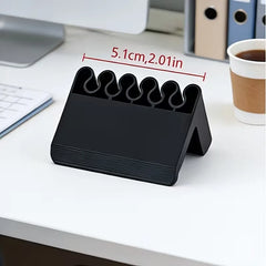1pcs 3D Printed Desk Cable Organizer Clip – Multi-Slot USB Cord Holder, Edge Managemen close-up view