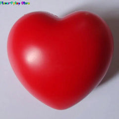 Stress Pressure Relief Relax Novelty Fun Gifts Vent Gag Toy Funny Squeeze Heart Shaped close-up view