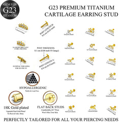 EVISPOL ASTM F136 G23 Titanium Tiny CZ Labret Lip Stud Earring for Women 16G Heart Car close-up view