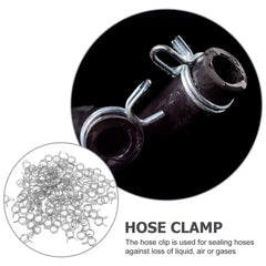 10Pcs 5mm-30mm Tube Hose Clamp Set | Stainless Steel Spring Clips Kit detail view