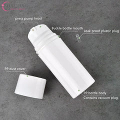30-150ml Vacuum Pump Bottles Empty Refillable Makeup Cosmetics For Cream Gel Moisturizer detail view