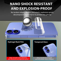4-1Pcs Back Hydrogel Film For iPhone 16 15 Pro Max 13 14 12 11 XS XR 7 8 Plus Soft Clear detail view