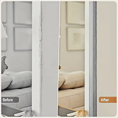 Self-Adhesive PVC Wood Grain Wall Edge and Corner Protector | Easy Cut Reusable Strip alternate view
