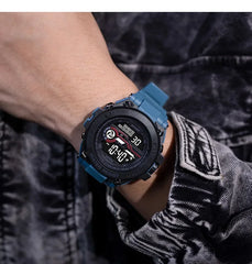 YIKAZE Men's Sports Watch Waterproof Man Sport Watches Multifuction LED Digital Military detail view