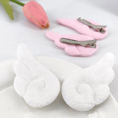 2Pcs/20Pcs 5cm Angel Wings Super Cute Angel Wing Plush Hairpin Girl Hair Clip Accessories Barrettes Hairgrip Headdress Headwear