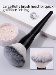 Professional Large Powder Brush | Super Soft Fluffy Blush Brush alternate view