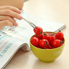 20 Piece Stainless Steel Snail Fork Set | Two Tine Fruit Dessert Fork for Parties detail view