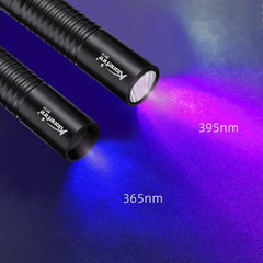 365/395nm UV Flashlight Rechargeable | Mini Ultraviolet Detection Light for Pets, Mon alternate view