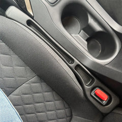 Car Seat Gap Filler 2 Pcs Dual Slot Storage Pad close-up view