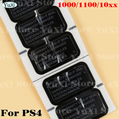 Console Seal Warranty Sticker Kit for PS4 Pro, PS4 Slim, PS5, PS3 | Game Console Label close-up view