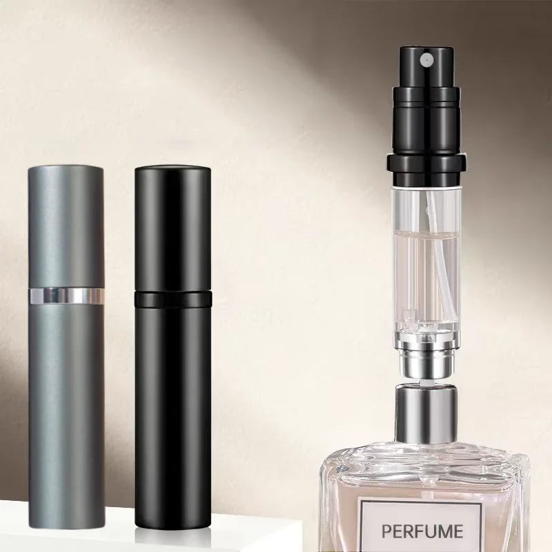 5ml Mini Portable Bottom-Filling Pump Perfume Refillable Spray Bottle Empty Cosmetic Containers Atom
