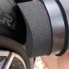 Curved Tire Waxing Sponge Applicator