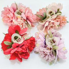 Girls Flower Hair Claw Clips Wedding Headdress For Bridal Bridesmaid Party Flower Hair Claw Clip Wom