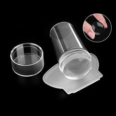 Nails Art Stamping Plates Kit French Manicure Design Plate Stamp Polish Stencil Template Seal Stampe