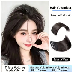 Side Hairpiece for Women | Short Wavy Synthetic Clip-In Extension