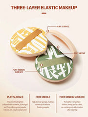 1/2Pcs Soft Non-Eating Foundation Sponge Puff | High Density & Bouncy Makeup Sponge close-up view