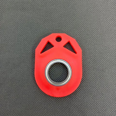 Fidget Spinner Keychain | Glow in the Dark Stress Relief Toy close-up view