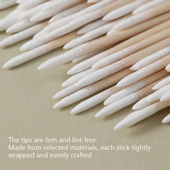 100/1000Pcs Double Ended Cotton Swabs Fine Pointed Tips for Nail Art Makeup Eyeliner Correction Beauty Tools Pack