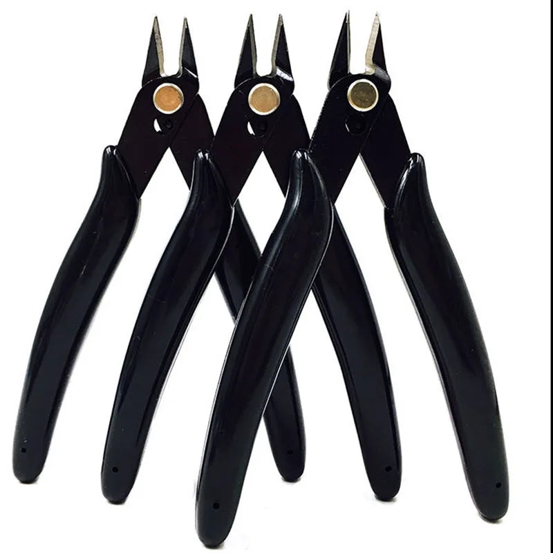 Mini Diagonal Pliers for Wire Cutting | Flush Cutter with Anti-Slip Rubber Handle