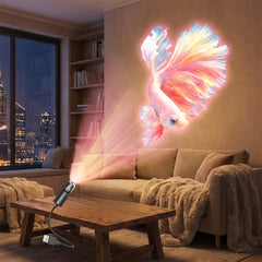 Ocean USB Projector Night Light | 8 Replaceable Lamp Sheets for Ambient Home Ceiling Lig detail view