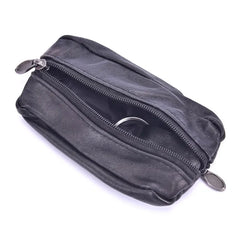 Mini Zipper Purse for Money and Coins | Small Soft Wallet detail view