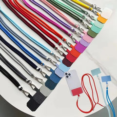 1/2pcs Universal Adjustable Phone Lanyard Strap Mobile Phone Hanging Rope Neck Straps Anti-lost Lany