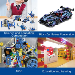 MOC Power Functions Enhanced Version M L XL Servo Red Motor Technical Part Building Bl close-up view