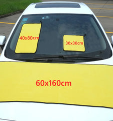SEAMETAL 160x60CM Car Microfiber Towel Super Absorbent Car Cleaning Detailing Cloth D alternate view