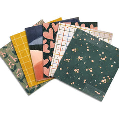24 Sheets Craft Paper Pads | Origami Scrapbooking Art Backgrounds alternate view