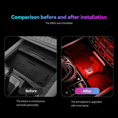 USB Car Ambient Atmosphere Light | Interior LED Lamp with 4 Colors detail view