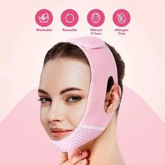 V Face Lifting Strap | Double Chin Slimming Band for Jawline Contouring detail view