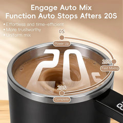 380ML Electric Coffee Self Mixing Mug IP67 Waterproof Coffee Stirring Mug USB Charging D detail view