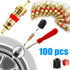 Copper Valve Core Car Motorcycle Bike Tire Valve Core American/US Vacuum Tyre Valve Stems Core Remov
