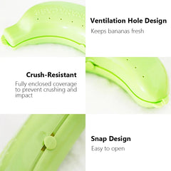 Banana Storage Box for Outdoor Travel | Cute Protective Container close-up view