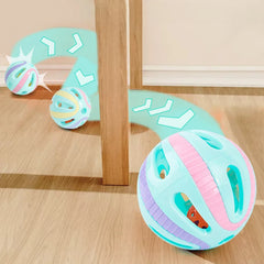 Bell Ball Cat Toys Kitten Colorful Playing Ball Toys Interactive Funny Plastic Cat Sou close-up view