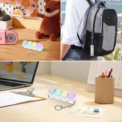 Portable Keyboard Switch Tester | 4 Mechanical Switches with Carabiner Fidget Toy detail view