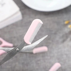 Stainless Steel Eyebrow Trimming Scissors detail view